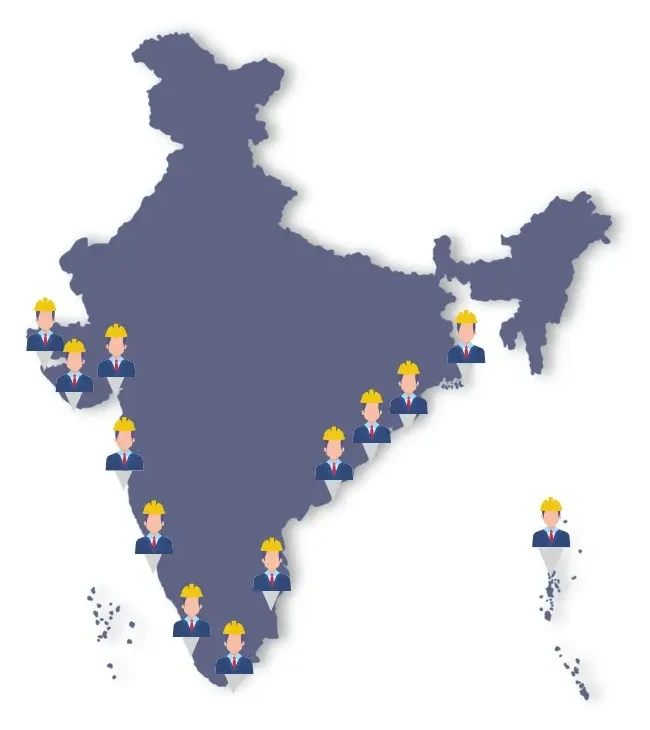 Ports on Indian Map